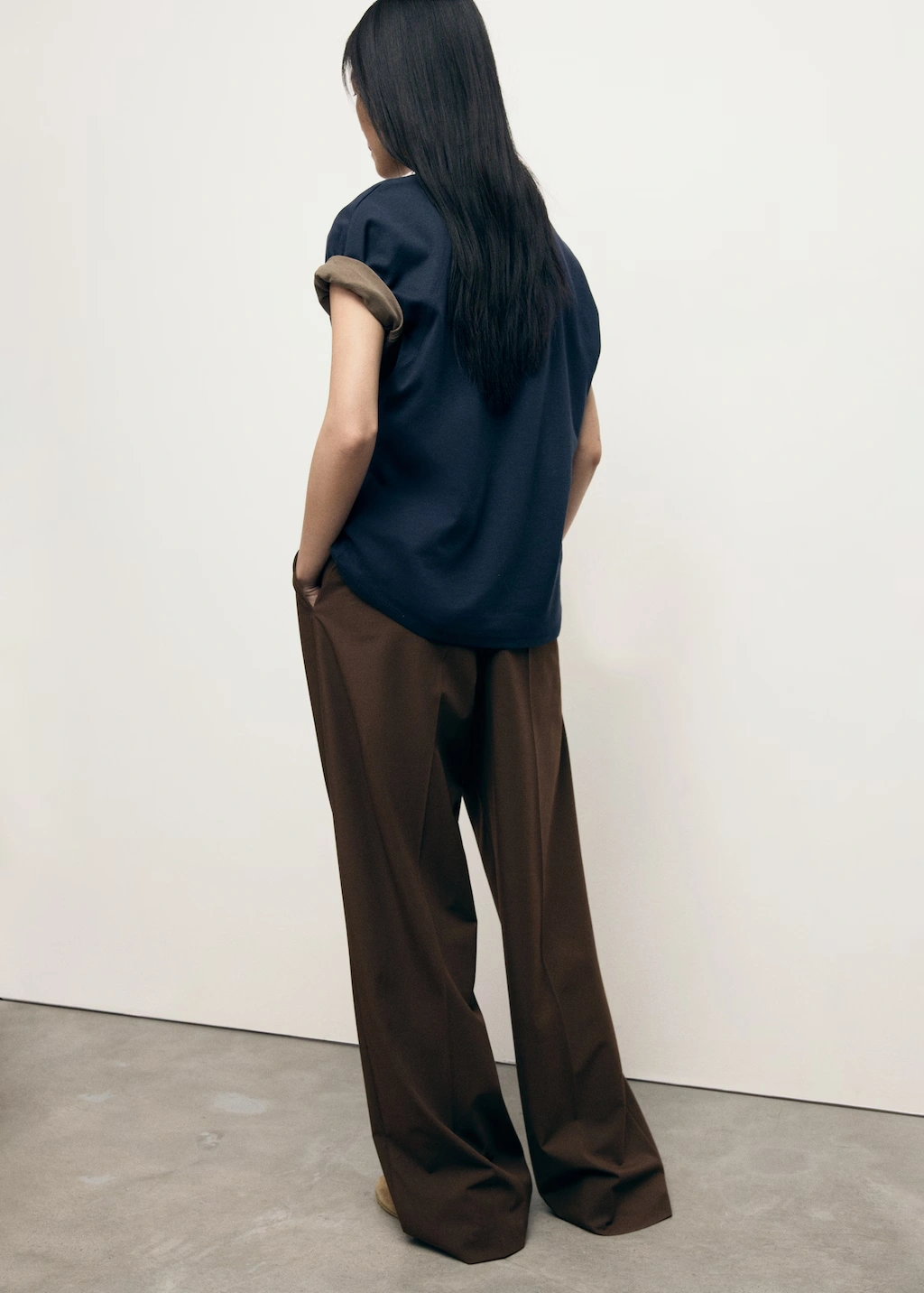Mango Low-rise Wide-leg Pants - Plush